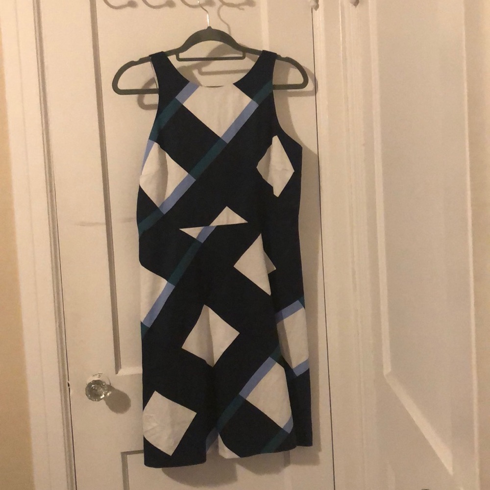 Ann Taylor geometric dress